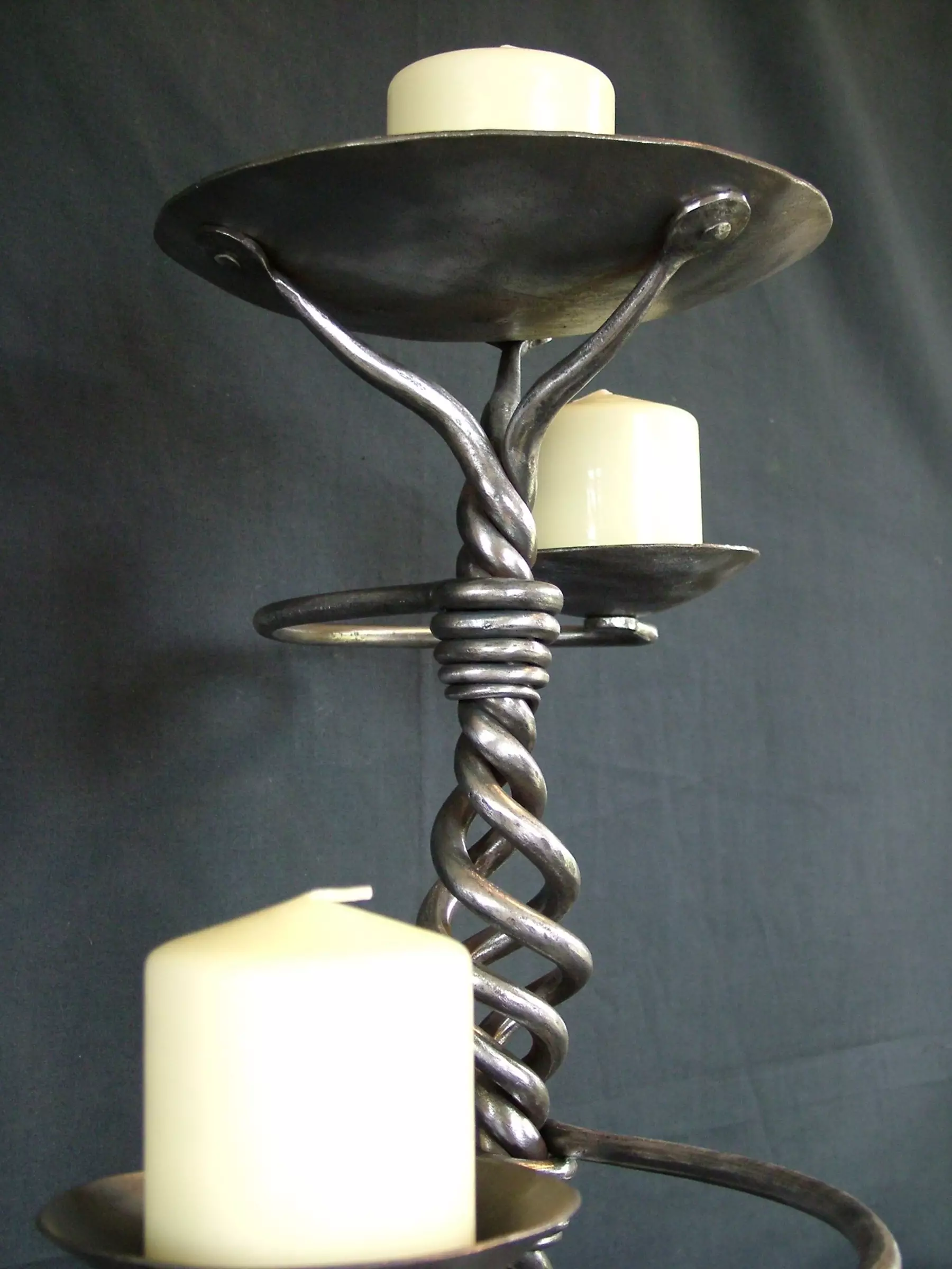 Candlestick at Sandhurst Farm Forge